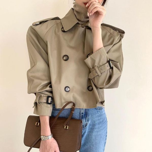 micoco south korea east gate ins net red design sense short heavy work clothes temperament bf windbreaker coat, Black;brown
micoco south korea east gate ins net red design sense short heavy work clothes temperament bf windbreaker coat, Black;brown
