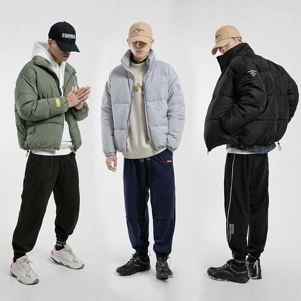 men's down & parkas winter jacket men thick coat male casual style outwear hooded solid short parka1, Black
men's down & parkas winter jacket men thick coat male casual style outwear hooded solid short parka1, Black