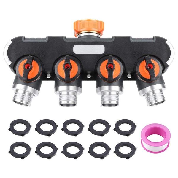 watering equipments 4 way garden hose splitter heavy duty water adapter, for outdoor faucet, sprinkler, drip irrigation systems, lawns
watering equipments 4 way garden hose splitter heavy duty water adapter, for outdoor faucet, sprinkler, drip irrigation systems, lawns