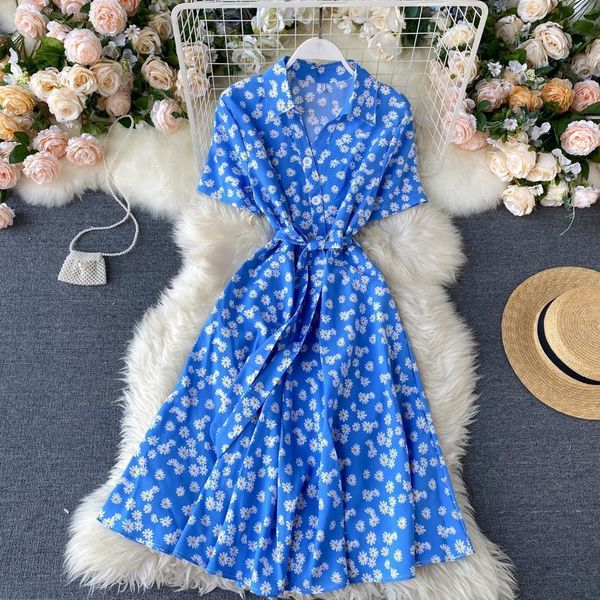 women summer print floral dress korean turn down collar bow sashes sundress bohemian holiday casual a line dress 2020, Black;gray
women summer print floral dress korean turn down collar bow sashes sundress bohemian holiday casual a line dress 2020, Black;gray