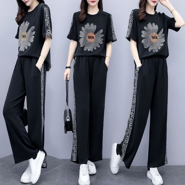 fdaqo summer casual suit set european 2020 wide leg pants new fashion western style slimming black women's wide leg pants two-piece fas, Gray
fdaqo summer casual suit set european 2020 wide leg pants new fashion western style slimming black women's wide leg pants two-piece fas, Gray