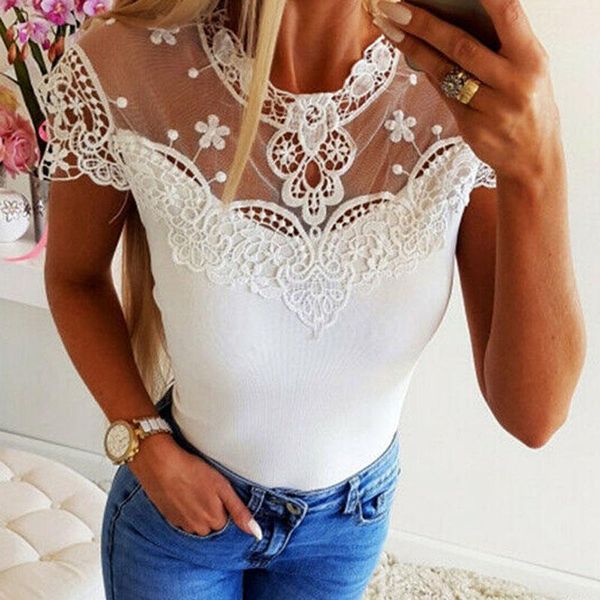 female lace short sleeve casual t-shirt slim fit cute women summer harajuku tee shirt1, White
female lace short sleeve casual t-shirt slim fit cute women summer harajuku tee shirt1, White
