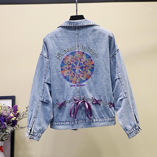 autumn women jean jacket hole streetwear coat autumn washing material denim jacket embroidery jackets women abrigo de mujer1, Black;brown
autumn women jean jacket hole streetwear coat autumn washing material denim jacket embroidery jackets women abrigo de mujer1, Black;brown