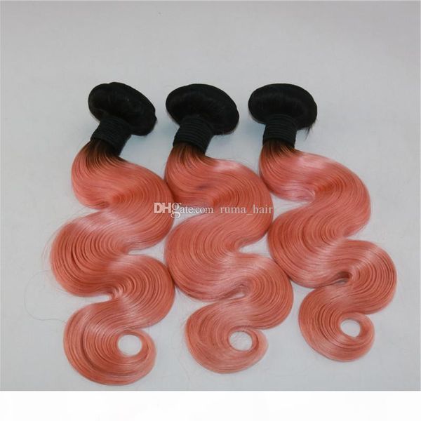 dark roots rose gold human hair weaves 3 bundles human hair weaves body wave virgin malaysian ombre hair extensions for sale, Black;brown
dark roots rose gold human hair weaves 3 bundles human hair weaves body wave virgin malaysian ombre hair extensions for sale, Black;brown