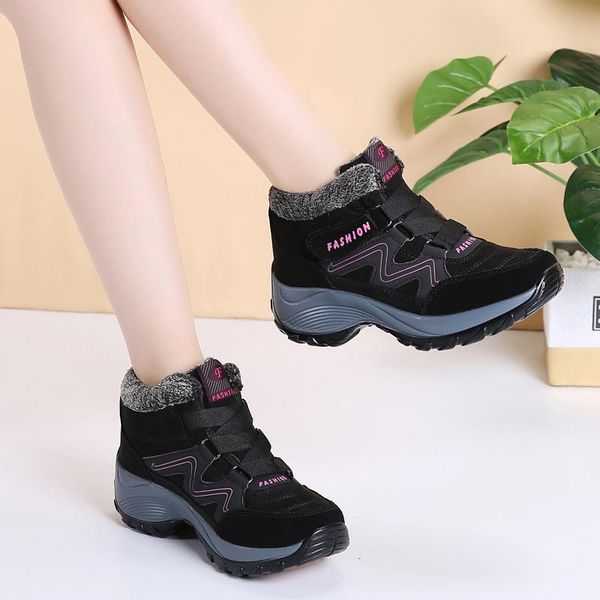 новый 2020 женщины snow boots высокое качество зима теплая нажмите ботильоны женщины платформы женский клин водонепроницаемый botas mujer, Black
новый 2020 женщины snow boots высокое качество зима теплая нажмите ботильоны женщины платформы женский клин водонепроницаемый botas mujer, Black