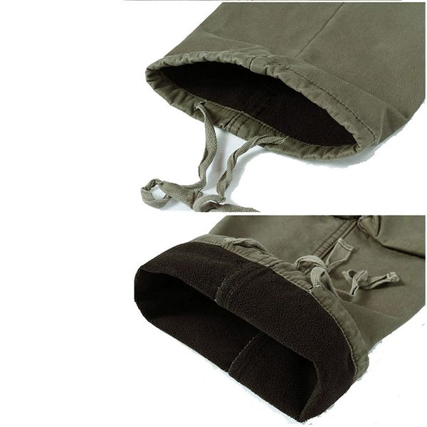 shifuren winter fleece men cargo pants loose fit multi-pocket male double layer thicken warm military trousers plus size 29-40 lj201221, Black
shifuren winter fleece men cargo pants loose fit multi-pocket male double layer thicken warm military trousers plus size 29-40 lj201221, Black