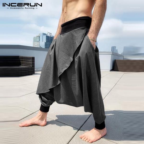 leisure baggy irregular pantalon incerun fashion men harem pants loose drop crotch trousers men solid elastic waist pants s-5xl1, Black
leisure baggy irregular pantalon incerun fashion men harem pants loose drop crotch trousers men solid elastic waist pants s-5xl1, Black