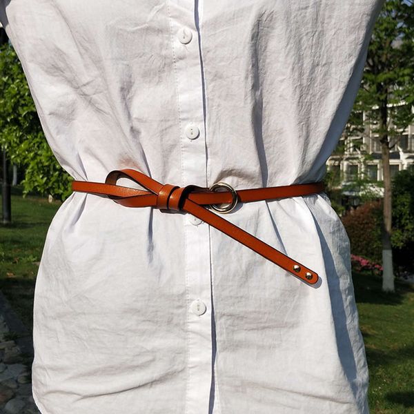 cowhide belt women's leather decorative dress fine korean version simple casual dress with sweater knot women's belt, Black;brown
cowhide belt women's leather decorative dress fine korean version simple casual dress with sweater knot women's belt, Black;brown