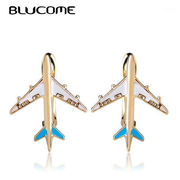 blucome enamel airplane stud earrings for women gold color d hooks aircraft plane model copper earring ear piercing bijoux gifts1, Golden;silver
blucome enamel airplane stud earrings for women gold color d hooks aircraft plane model copper earring ear piercing bijoux gifts1, Golden;silver