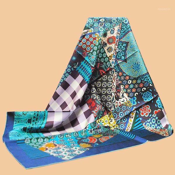 huajun 2 store|| dark blue color neutral "l'art du sarasa" 90 silk square scarf twill inkjet scarf1, Blue;gray
huajun 2 store|| dark blue color neutral "l'art du sarasa" 90 silk square scarf twill inkjet scarf1, Blue;gray