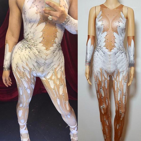 crystals angel jumpsuit white feather 3d printed bodysuit bar nightclub singer rhinestones stage rave clothes dn19791, Black;red
crystals angel jumpsuit white feather 3d printed bodysuit bar nightclub singer rhinestones stage rave clothes dn19791, Black;red