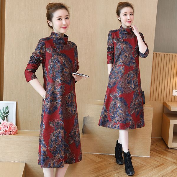 sping floral high round neck a-line natural vintage simple long sleeve elegant fashion plus size cocktail dresses party, Black
sping floral high round neck a-line natural vintage simple long sleeve elegant fashion plus size cocktail dresses party, Black
