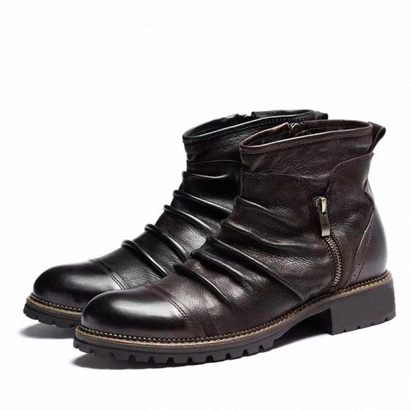 xpay new autumn men leather boots fashion retro zipper ankle booties breathable big size male motorcycle boots party shoes #si4i
xpay new autumn men leather boots fashion retro zipper ankle booties breathable big size male motorcycle boots party shoes #si4i