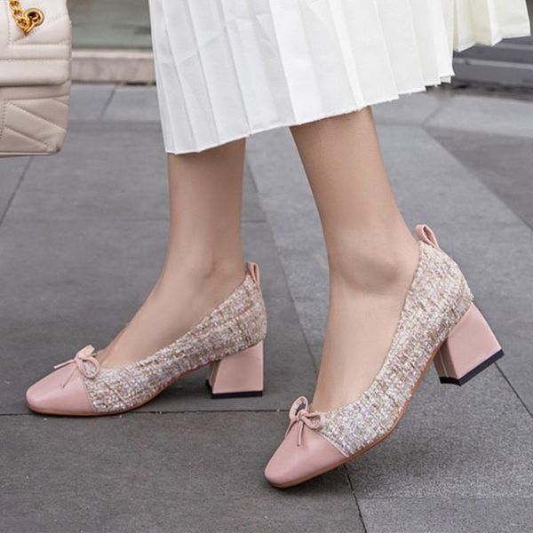 women shoes dress shoes mid heel square head wedding party chunky heel slip on casual lady office summer autumn daily, Black
women shoes dress shoes mid heel square head wedding party chunky heel slip on casual lady office summer autumn daily, Black