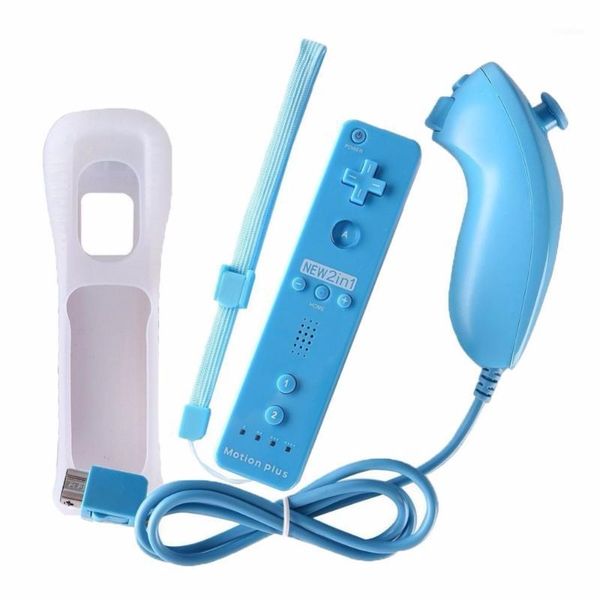 game controllers & joysticks 2 in 1 built motion plus for wii wireless controle remote controller + nunchuck bluetooth gamepad joystick1
game controllers & joysticks 2 in 1 built motion plus for wii wireless controle remote controller + nunchuck bluetooth gamepad joystick1