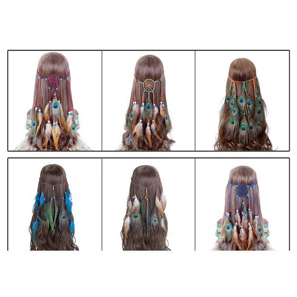 haimeikang bohemian hippie headband dream catcher feather headdress fashion peacock feather headbands hair accessories haimeikan jllppp
haimeikang bohemian hippie headband dream catcher feather headdress fashion peacock feather headbands hair accessories haimeikan jllppp