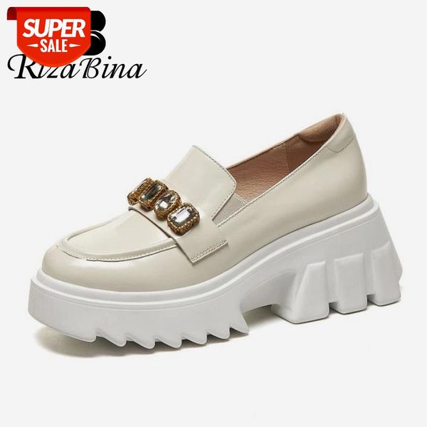 rizabina new high heel women shoes real leather high platform women pumps fashion cool thick heel footwear size 34-39 #sb3q
rizabina new high heel women shoes real leather high platform women pumps fashion cool thick heel footwear size 34-39 #sb3q