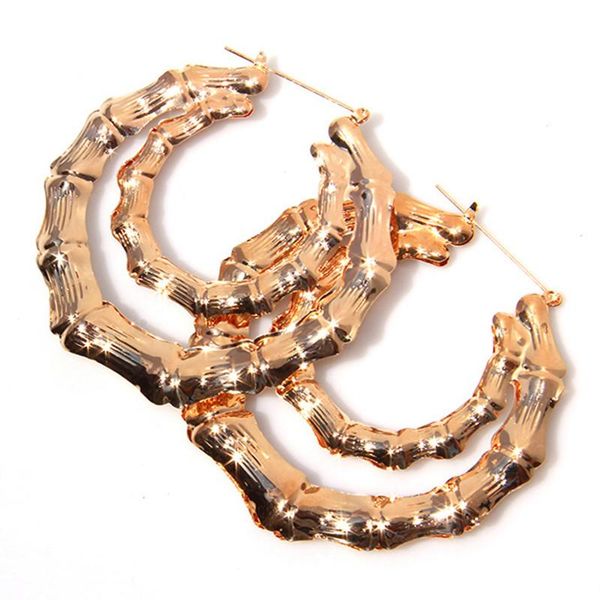 punk double circle round hoop earrings gold color big bamboo earrings for women fashion jewelry accessories, Golden;silver
punk double circle round hoop earrings gold color big bamboo earrings for women fashion jewelry accessories, Golden;silver