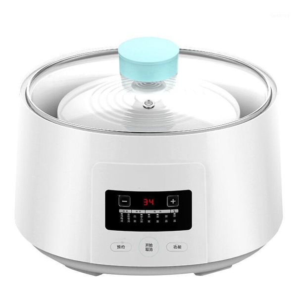 dmwd 1.6l mini automatic electric stewing pot soup porridge cooker ceramic water partition 3 cores 7 menus 12h appointment 220v1
dmwd 1.6l mini automatic electric stewing pot soup porridge cooker ceramic water partition 3 cores 7 menus 12h appointment 220v1