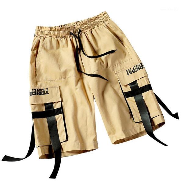 men's shorts fashion style men's summer outdoors casual multiple pockets ribbon overalls 2021 w4191, White;black
men's shorts fashion style men's summer outdoors casual multiple pockets ribbon overalls 2021 w4191, White;black