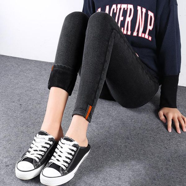 women's jeans 2021 women winter thick warm black high waist vintage autumn elastic pencil trousers slim female skinny snow, Blue
women's jeans 2021 women winter thick warm black high waist vintage autumn elastic pencil trousers slim female skinny snow, Blue
