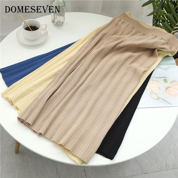 autumn winter long pleated women midi sweater 2020 elegant new high-waist side split skirt y1214, Black
autumn winter long pleated women midi sweater 2020 elegant new high-waist side split skirt y1214, Black