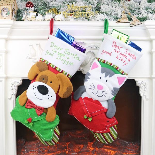 christmas stocking lovely cats and dog wishing socks wish for children candy bags gift new year lucky socks
christmas stocking lovely cats and dog wishing socks wish for children candy bags gift new year lucky socks