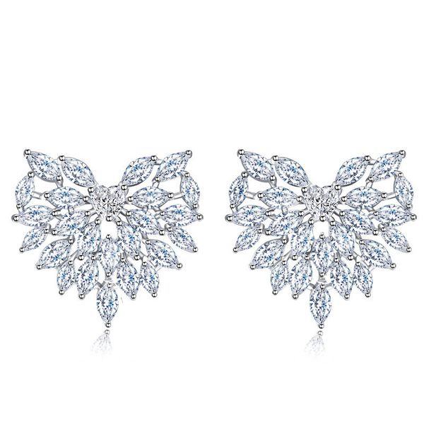 gentlewomanly luxury aaa cubic zirconia heart charm earring designer for woman bride wedding jewelry white cz silver fashion earrings women, Golden
gentlewomanly luxury aaa cubic zirconia heart charm earring designer for woman bride wedding jewelry white cz silver fashion earrings women, Golden