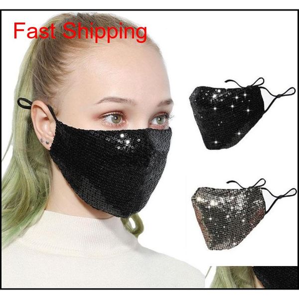 fashion bling sequins face mask dustproof protective masks washable reusable elastic earloop mouth cycling mask black gold abic2
fashion bling sequins face mask dustproof protective masks washable reusable elastic earloop mouth cycling mask black gold abic2