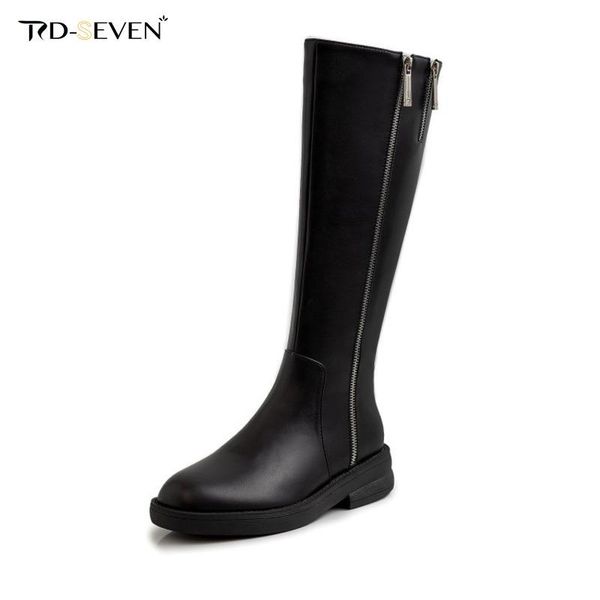boots woman mid-calf autumn winter warm zipper metal decoration high fashion knee snow, Black
boots woman mid-calf autumn winter warm zipper metal decoration high fashion knee snow, Black