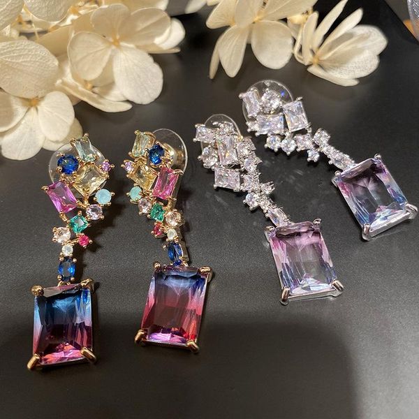dangle & chandelier bilincolor fashion cz geometric korean earrings jewelry, Silver
dangle & chandelier bilincolor fashion cz geometric korean earrings jewelry, Silver