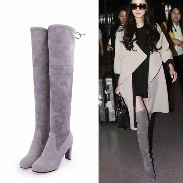 women boot faux suede over the knee boots lace up high heels shoes woman female slim thigh botas 35-43 thigh high boots #pk7w, Black
women boot faux suede over the knee boots lace up high heels shoes woman female slim thigh botas 35-43 thigh high boots #pk7w, Black