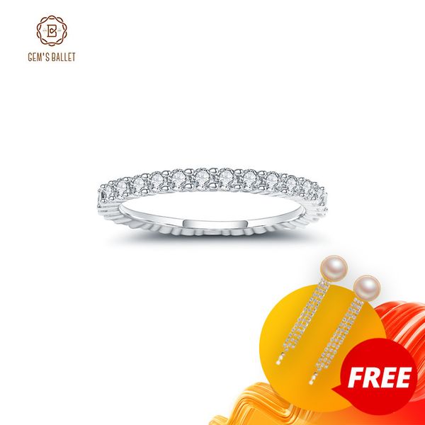 gem's ballet women's wedding ring 925 sterling silver wedding band eternity 0.87ct 2mm ef color moissanite ring fine jewelry 20111, Slivery;golden
gem's ballet women's wedding ring 925 sterling silver wedding band eternity 0.87ct 2mm ef color moissanite ring fine jewelry 20111, Slivery;golden