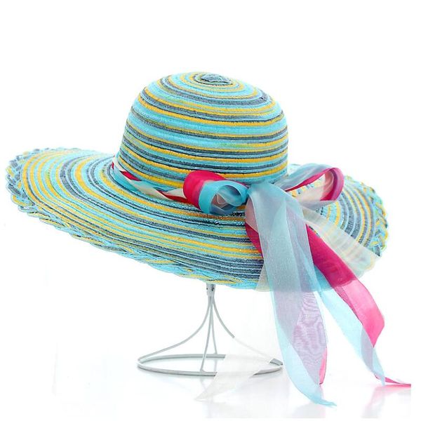 new summer floppy straw hats casual vacation travel wide brimmed sun hats foldable beach for women with big heads, Blue;gray
new summer floppy straw hats casual vacation travel wide brimmed sun hats foldable beach for women with big heads, Blue;gray