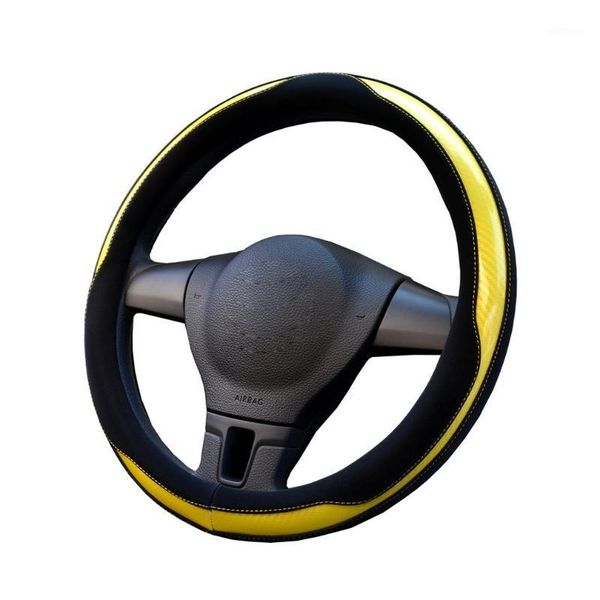 general 38cm universal auto car leather steering wheel cover interior accessories car covers skidproof holder protector1
general 38cm universal auto car leather steering wheel cover interior accessories car covers skidproof holder protector1