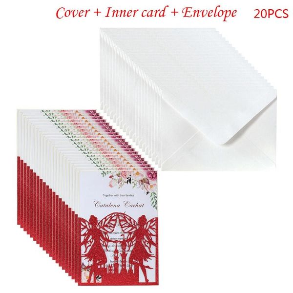 20pcs wedding invitations cards glitter butterfly fairy hollow invite envelopes l5ye
20pcs wedding invitations cards glitter butterfly fairy hollow invite envelopes l5ye
