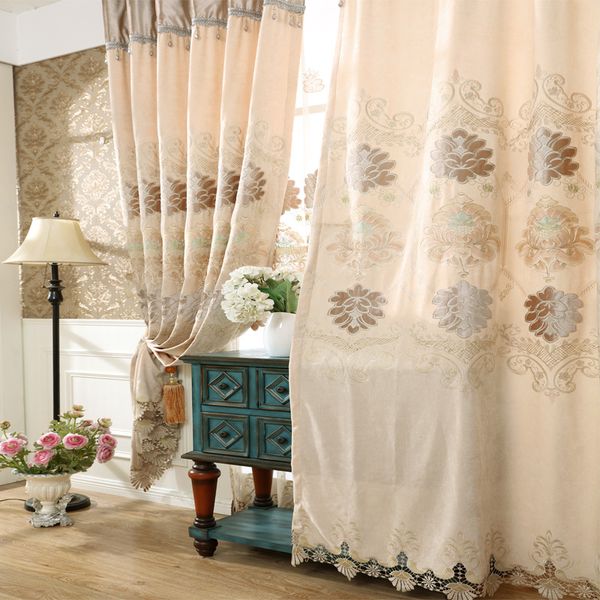 europe luxury jacquard embroidered blackout curtains for living room bedroom window tulle curtains home l villa decor
europe luxury jacquard embroidered blackout curtains for living room bedroom window tulle curtains home l villa decor