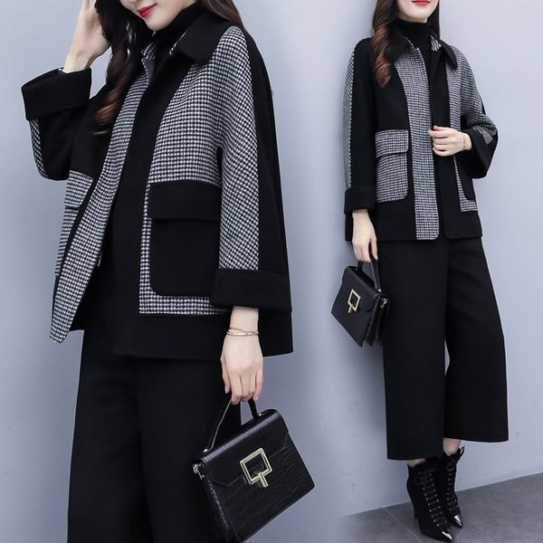 ubcus 2020 pantslarge women's autumn and pants two-piece leg stitching woolen coat pantsleisure pants wide leg pantscoat wide new winte, Gray
ubcus 2020 pantslarge women's autumn and pants two-piece leg stitching woolen coat pantsleisure pants wide leg pantscoat wide new winte, Gray