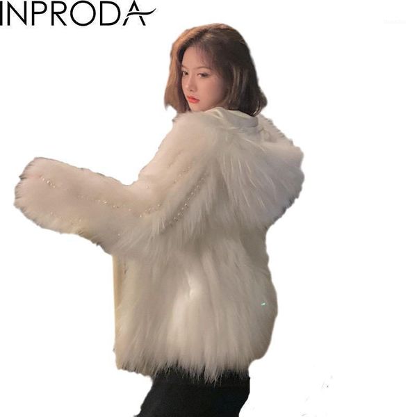 women's fur & faux inproda women coat pearl patchwork hooded coats white vintage casual fake overcoat 2021 fashion1, Black
women's fur & faux inproda women coat pearl patchwork hooded coats white vintage casual fake overcoat 2021 fashion1, Black