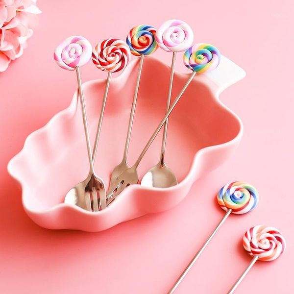 cute lollipop children spoon 304 stainless steel coffee stirring spoon dinner fruit fork teaspoon dessert scoop tableware1
cute lollipop children spoon 304 stainless steel coffee stirring spoon dinner fruit fork teaspoon dessert scoop tableware1