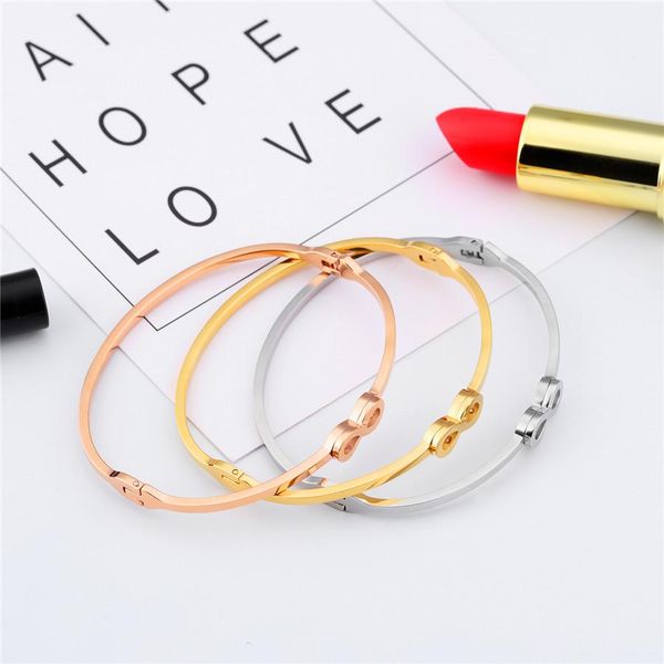 xqni europe and the united states retro "8" word bangle simple lady stainless steel bangle rose gold steel color golden gift sqcuc, Golden;silver
xqni europe and the united states retro "8" word bangle simple lady stainless steel bangle rose gold steel color golden gift sqcuc, Golden;silver
