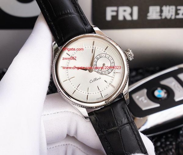 5 color sapphire 39mm automatic mechanical mens men's watch watches fashion wristwatches 50515 leather strap bands, Slivery;brown
5 color sapphire 39mm automatic mechanical mens men's watch watches fashion wristwatches 50515 leather strap bands, Slivery;brown