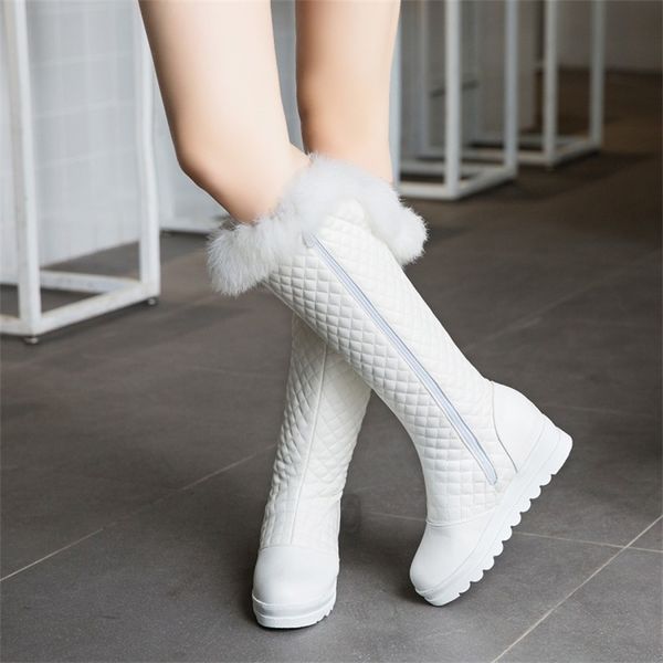 new winter waterproof boots women side zipper warm snow boots woman fashion womens thigh high boots x172 201009, Black
new winter waterproof boots women side zipper warm snow boots woman fashion womens thigh high boots x172 201009, Black