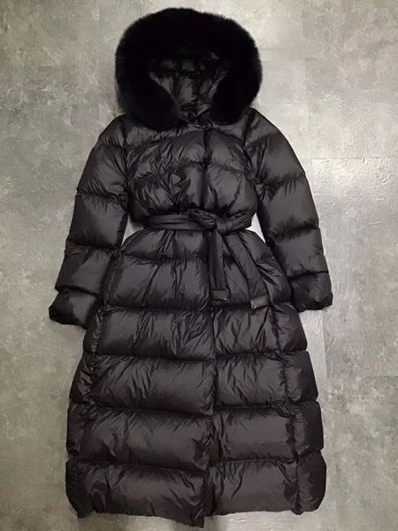 2021 luxury design hooded real fox fur trimmed winter wide waist maxi down coat mara, Black;brown
2021 luxury design hooded real fox fur trimmed winter wide waist maxi down coat mara, Black;brown