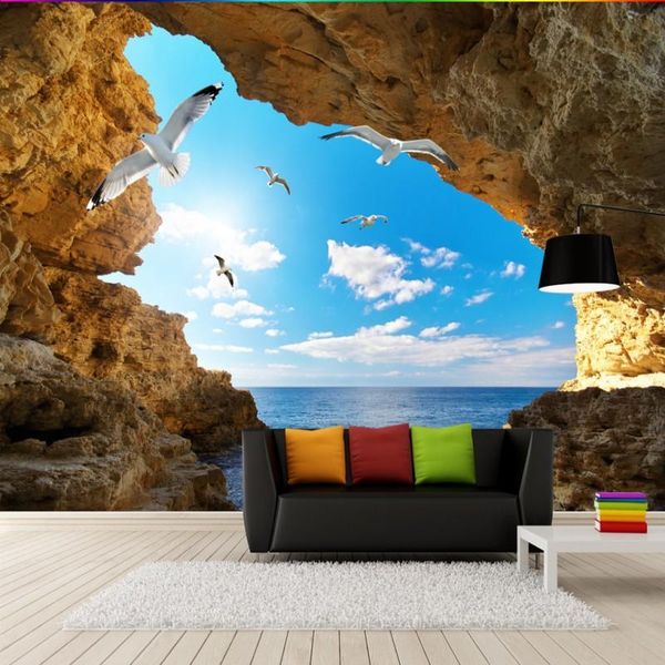 dropship mural 3d sea island cave seagull mural custom natural scenery background wall living room restaurant wallpaper
dropship mural 3d sea island cave seagull mural custom natural scenery background wall living room restaurant wallpaper