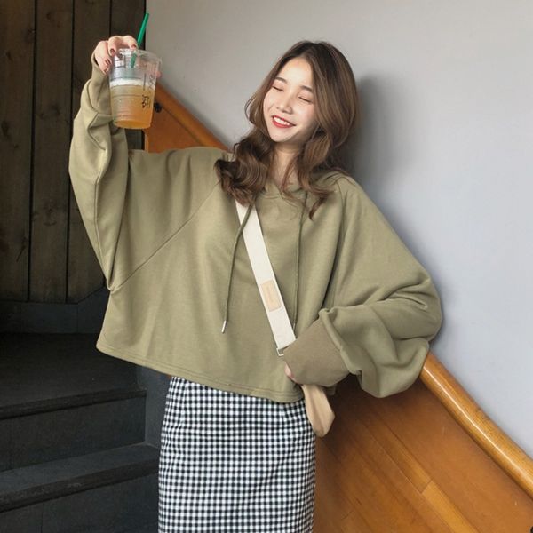 korean simple bat sleeve loose solid color hooded long pullover sweater pullover sleeve sweater 0309206 ggqm3, Black
korean simple bat sleeve loose solid color hooded long pullover sweater pullover sleeve sweater 0309206 ggqm3, Black