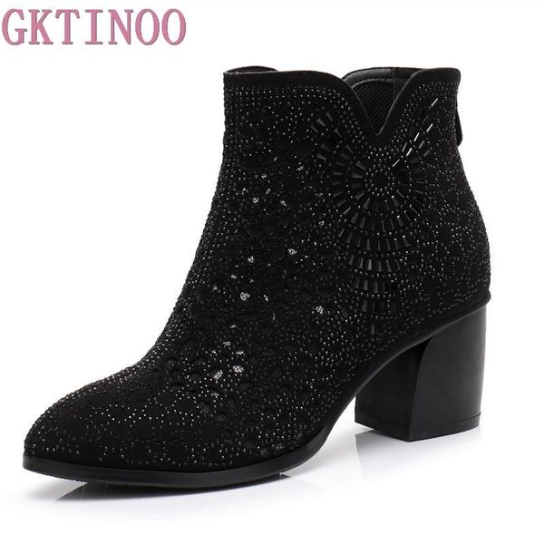 boots gktinoo 2021 spring autumn women ankle crystal high heels pointed toe thick heel short women's shoes big size, Black
boots gktinoo 2021 spring autumn women ankle crystal high heels pointed toe thick heel short women's shoes big size, Black