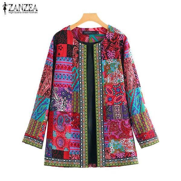 women's jackets ethnic printed cardigan coats 2021 zanzea casual long sleeve blusas female o neck open stich overcoats plus size, Black;brown
women's jackets ethnic printed cardigan coats 2021 zanzea casual long sleeve blusas female o neck open stich overcoats plus size, Black;brown