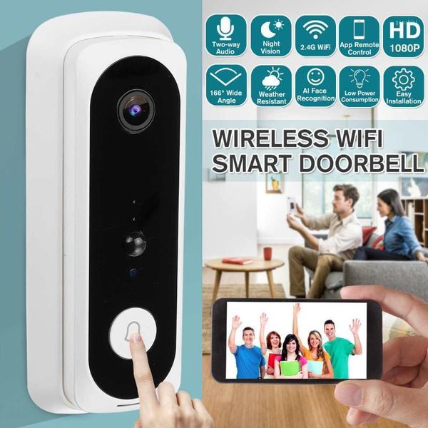 doorbells video doorbell smart hd wireless wifi security door bell visual recording home night vision intercom monitor phone1
doorbells video doorbell smart hd wireless wifi security door bell visual recording home night vision intercom monitor phone1