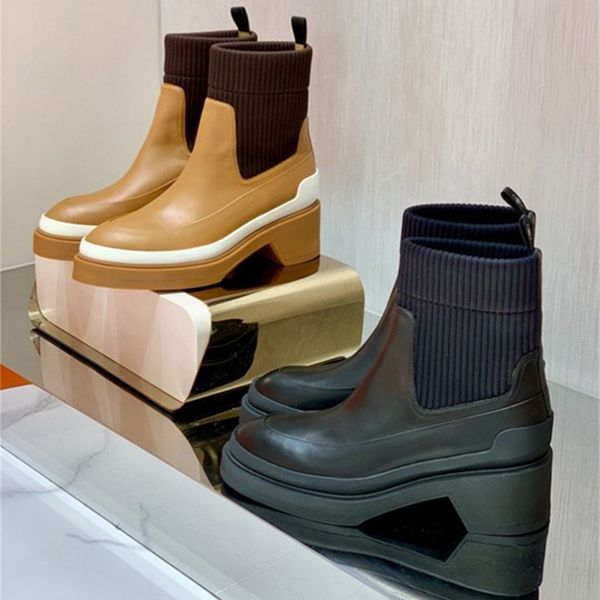 brand wholesale women's luxurys black brown outdoor non-slip sock boots designer new comfortable stretchy warm lycra striped boot shaft
brand wholesale women's luxurys black brown outdoor non-slip sock boots designer new comfortable stretchy warm lycra striped boot shaft